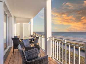 Balkon mit Blick auf die Ostsee