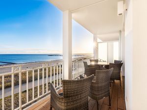 Balkon mit Blick auf die Ostsee