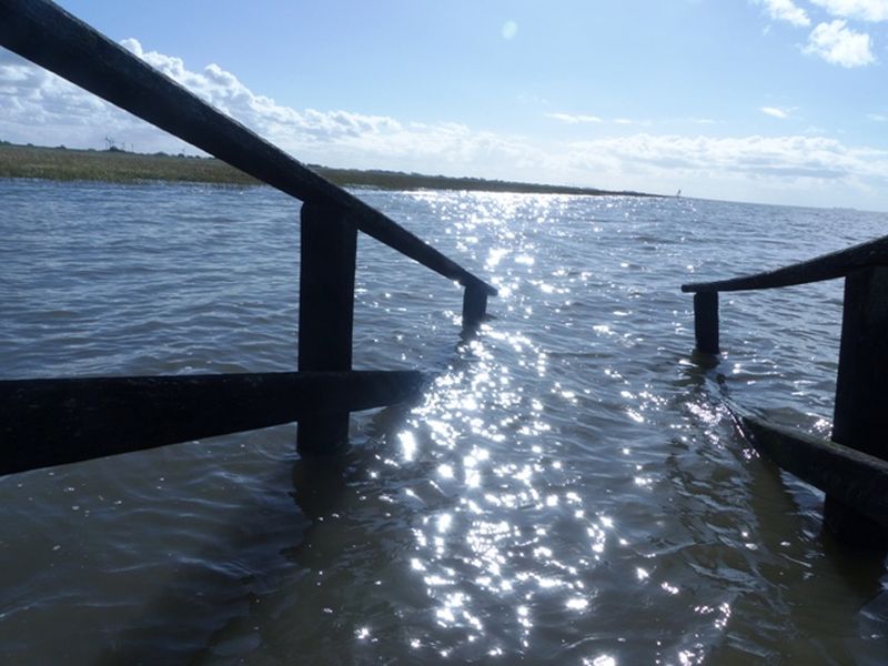 Badesteg Strand Cappel-Neufeld