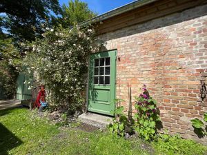 Der Eingang zur Ferienwohnung "Waschhaus"