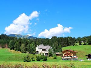 Ansicht auf den Biobauernhof