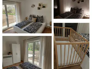 Schlafzimmer mit Doppelbett