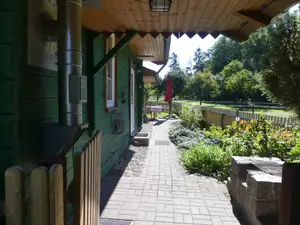 Blockhaus, Weg zur Haustür