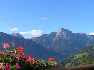 Ausblick von den Ferienwohnungen