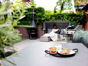 Terrasse mit Gartenblick