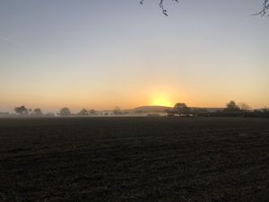 Sonnenaufgang auf dem Treiser Berg