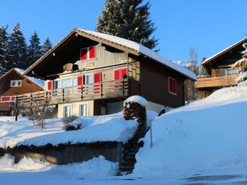 Das Chalet Lilian mit Winterblick. 