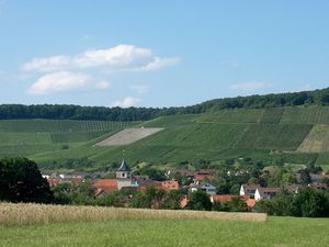 Blick auf das Dorf