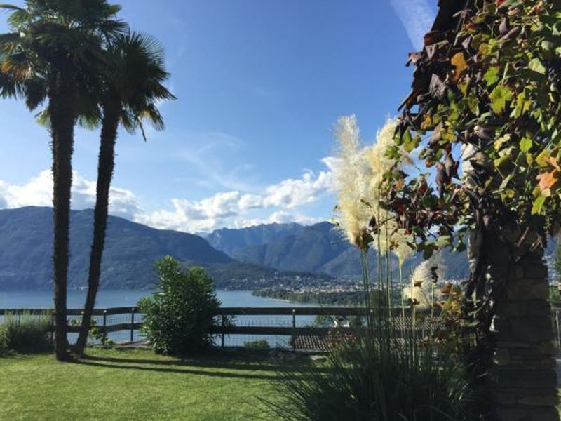 Garten mit Aussicht auf Lago Maggiore, Ascona
