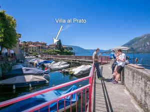 Die Wohnung befindet sich im Zentrum von Varenna