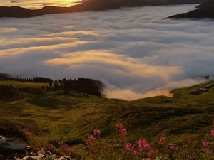 Ferienwohnung Pirhofer_ Alpachtal_Sonnenaufgang