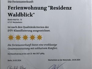 5 Sterne Auszeichnung des DTV