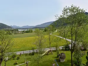 Sattlerhof Walchsee - Aussicht im Sommer