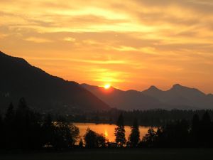 Sonnenaufgang am Lamplhof