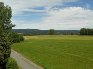 Blick vom Balkon