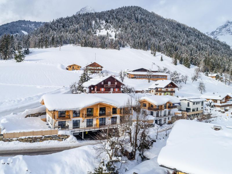 Außenseite Ferienhaus [Winter]