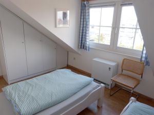 Schlafzimmer in der Ferienwohnung Alpenstrandläufer in Wittdün auf Amrum