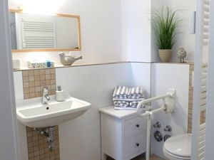 Badezimmer der Strand Residenz Wohnung 8 in Wittdün auf Amrum