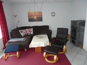 Wohnzimmer mit Kaminofen