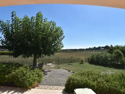 Aussicht vom Ferienhaus [Sommer]