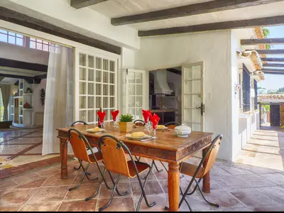 Bereich für Mahlzeiten im Freien