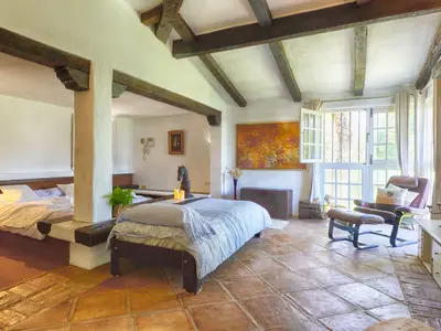 Ansicht des Hauptschlafzimmers