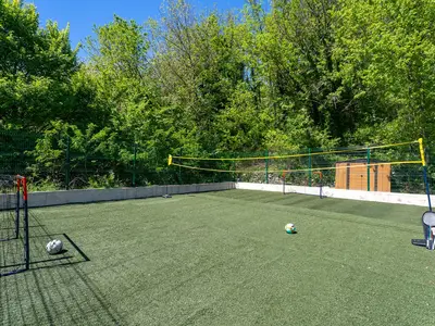 green playground for various outdoor games