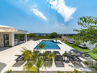NEW! Villa Marisa with 51sqm heated, private pool, 5 bedrooms,