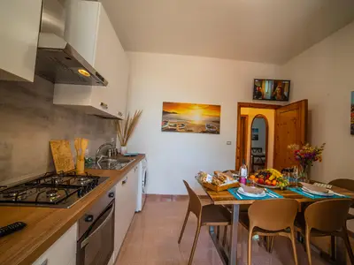 Küche und Essbereich