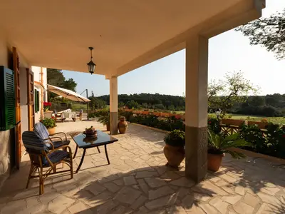 Terrasse, Blick auf die Natur