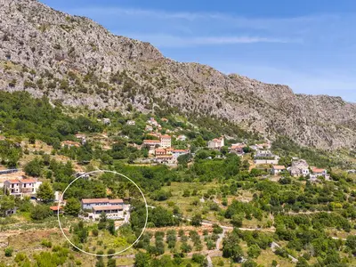 Marked possition of Villa Granda Lokva