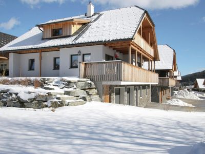 Außenseite Ferienhaus [Winter]