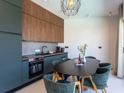 Küche und Essbereich