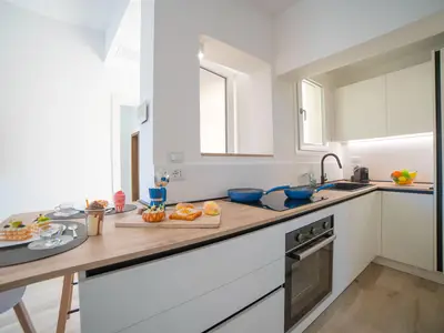 Küche und Essbereich