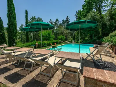 Der schöne und ausgestattete Pool
