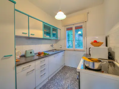 Die Küche mit allem Komfort ausgestattet