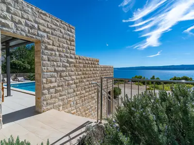 Open sea and island view from the pool area