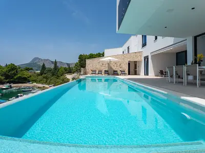 Luxurious Villa Nina is a new and modern property with stunning sea views
