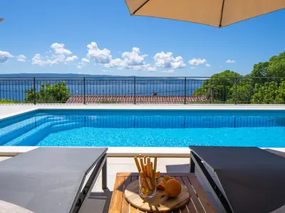  Located in a quiet area above the small town Omiš (2 km), offering breathtaking panoramic views over city, sea, islands and fortress
