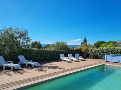 Pool des Ferienhauses