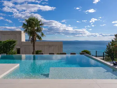 Villa ABA is located above the coast road in Podstrana village 