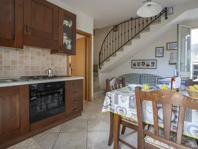 Küche und Essbereich