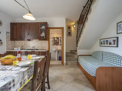 Küche und Essbereich