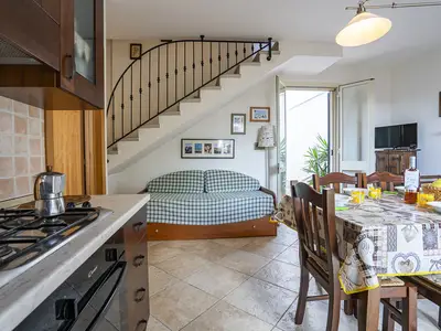 Küche und Essbereich