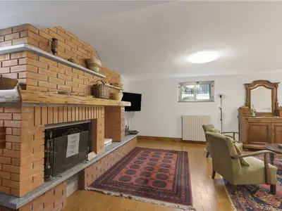 Wohnzimmer Etage -1 mit Schlafsofa