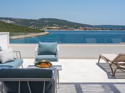 natürlichen mediterrane Landschaft der Bucht Kanica – Dvornica