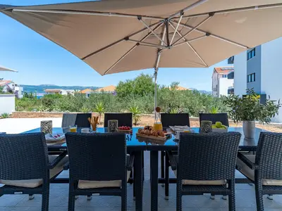  Villa offers several different outdoor sitting areas
