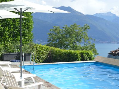 Schwimmen Sie in Ihrem eigenen privaten Pool mit Seeblick