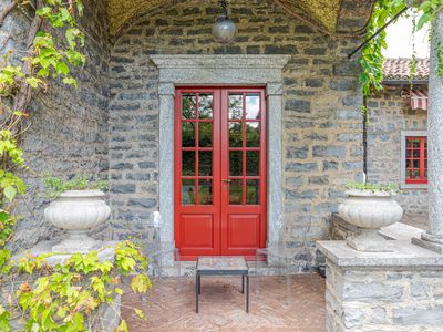 Villa main entrance door