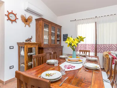 Esstisch mit Wohnzimmer